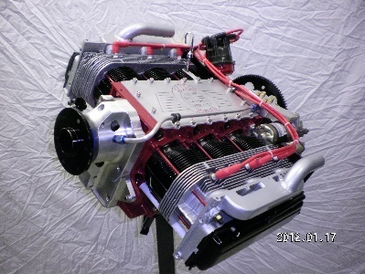 Spyder engine front port side